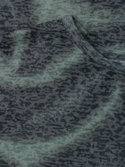 Street One Damen T-Shirt in grau lind - Ärmel: kurzarm