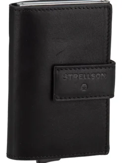 Strellson Unisex Geldbörse - Brick Lane C Four E-Cage sv8 in schwarz