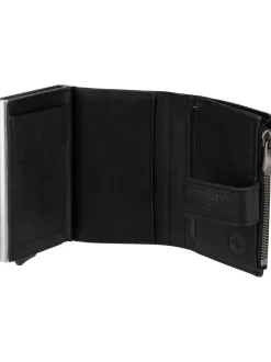 Strellson Unisex Geldbörse - Brick Lane C Four E-Cage sv8 in schwarz
