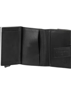 Strellson Unisex Kreditkartenetui - Brick Lane C-Three E-cage sv8 in schwarz