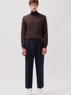Studio Seidensticker Herren Rollkragenpullover - Regular Fit in braun