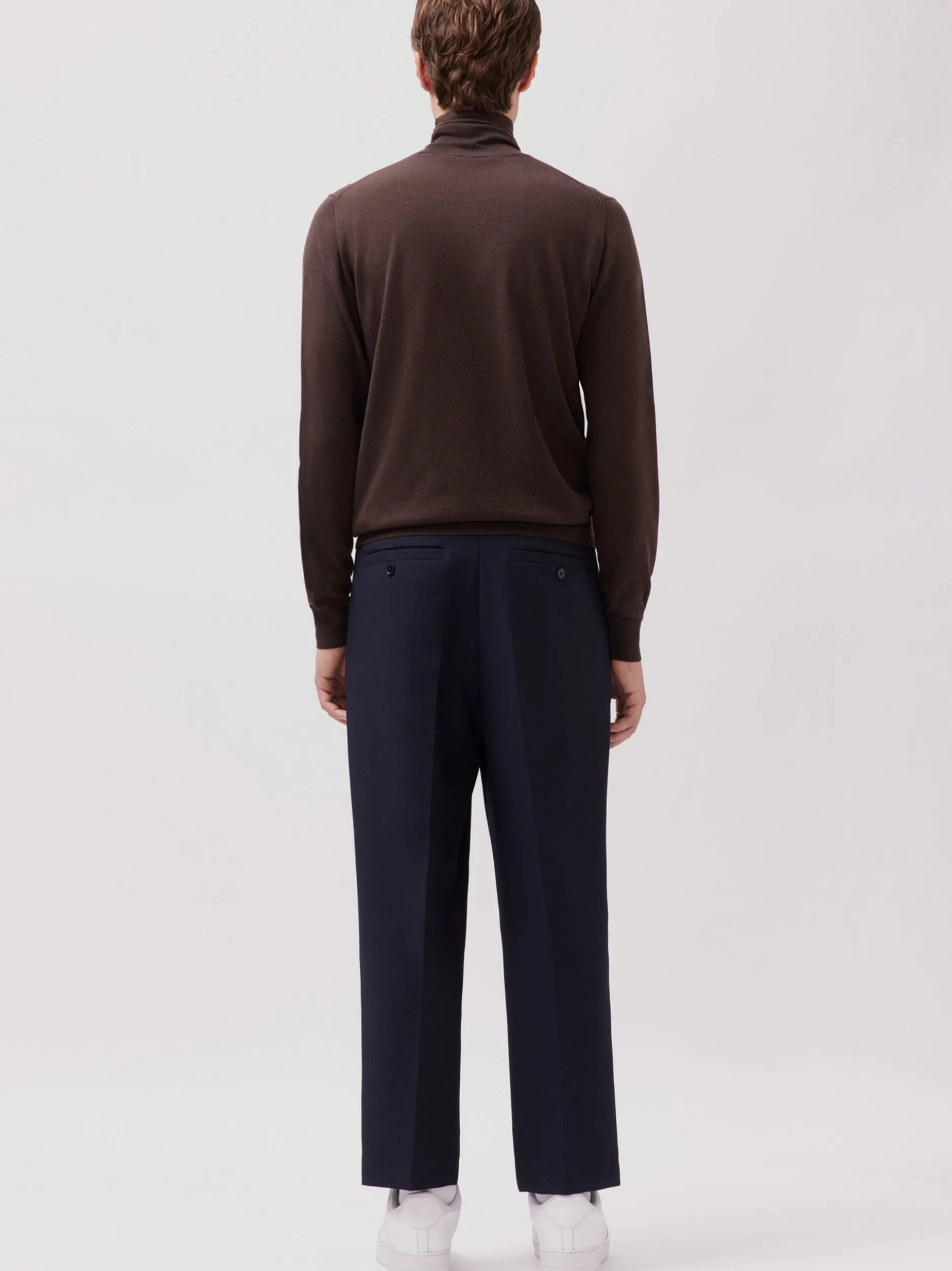 Studio Seidensticker Herren Rollkragenpullover - Regular Fit in braun
