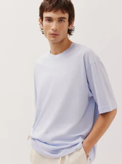 Studio Seidensticker Herren T-Shirt - Unisex - Oversized Fit in blau
