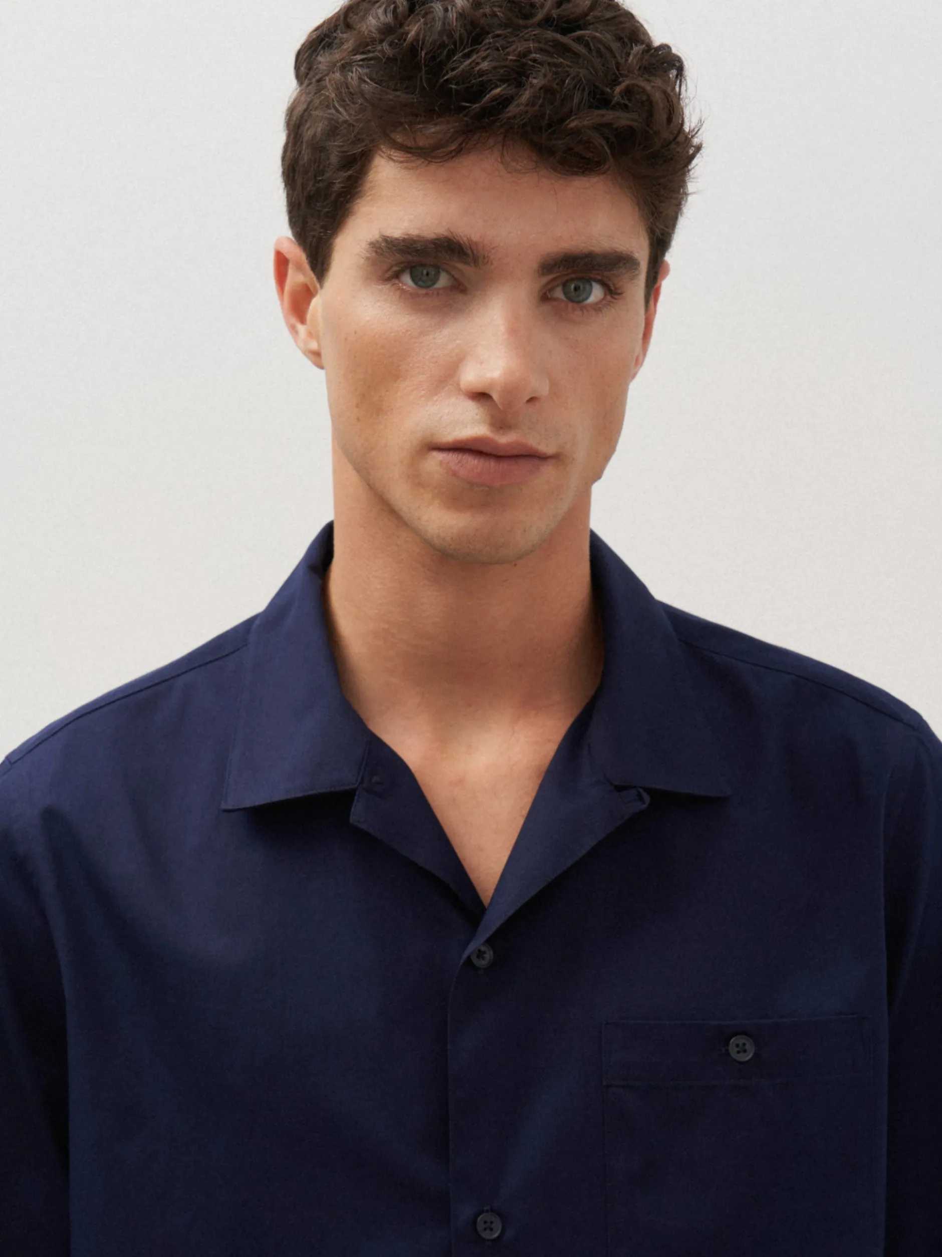 Studio Seidensticker Herren Resort Hemd - Regular Fit in blau