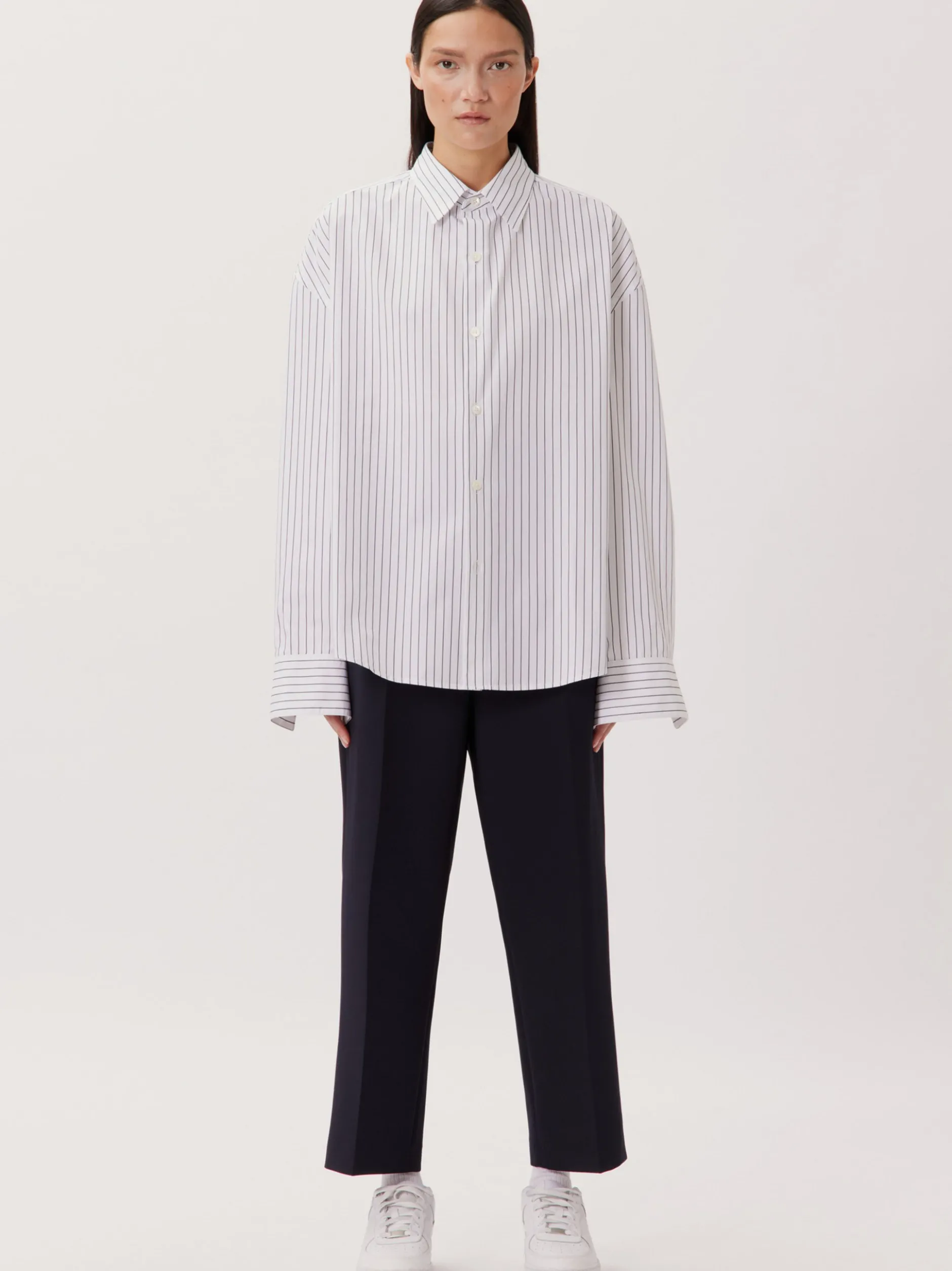 Studio Seidensticker Unisex Hemd - Oversized Fit in blau