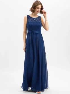 Suddenly Princess Damen Abendkleid in blau - Länge: lang