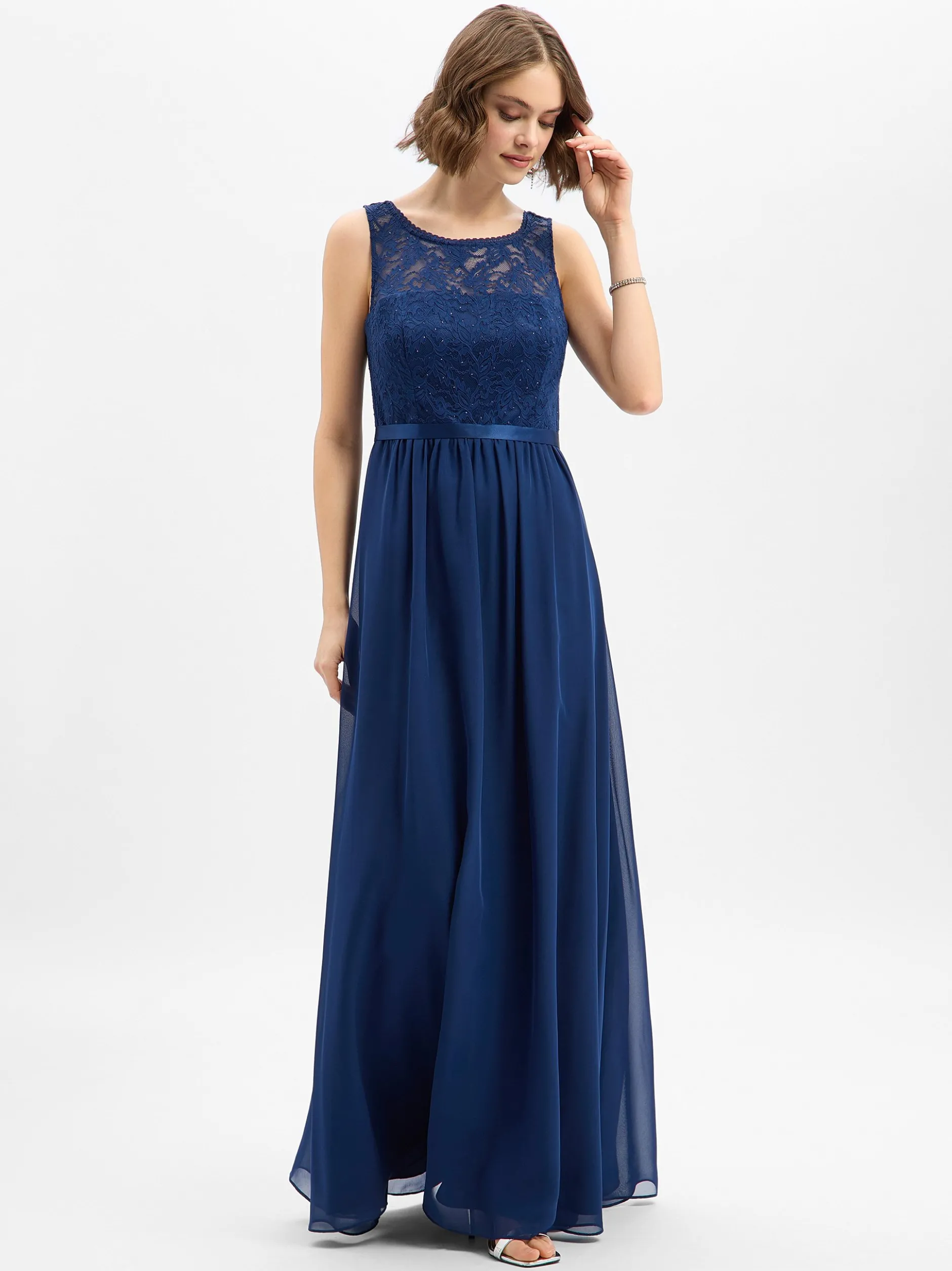 Suddenly Princess Damen Abendkleid in blau - Länge: lang
