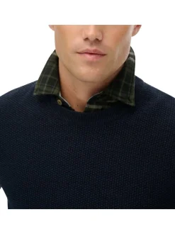 Superdry Herren Strickpullover in blau - Ärmel: langarm