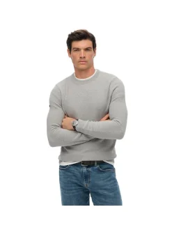Superdry Herren Strickpullover in hellgrau