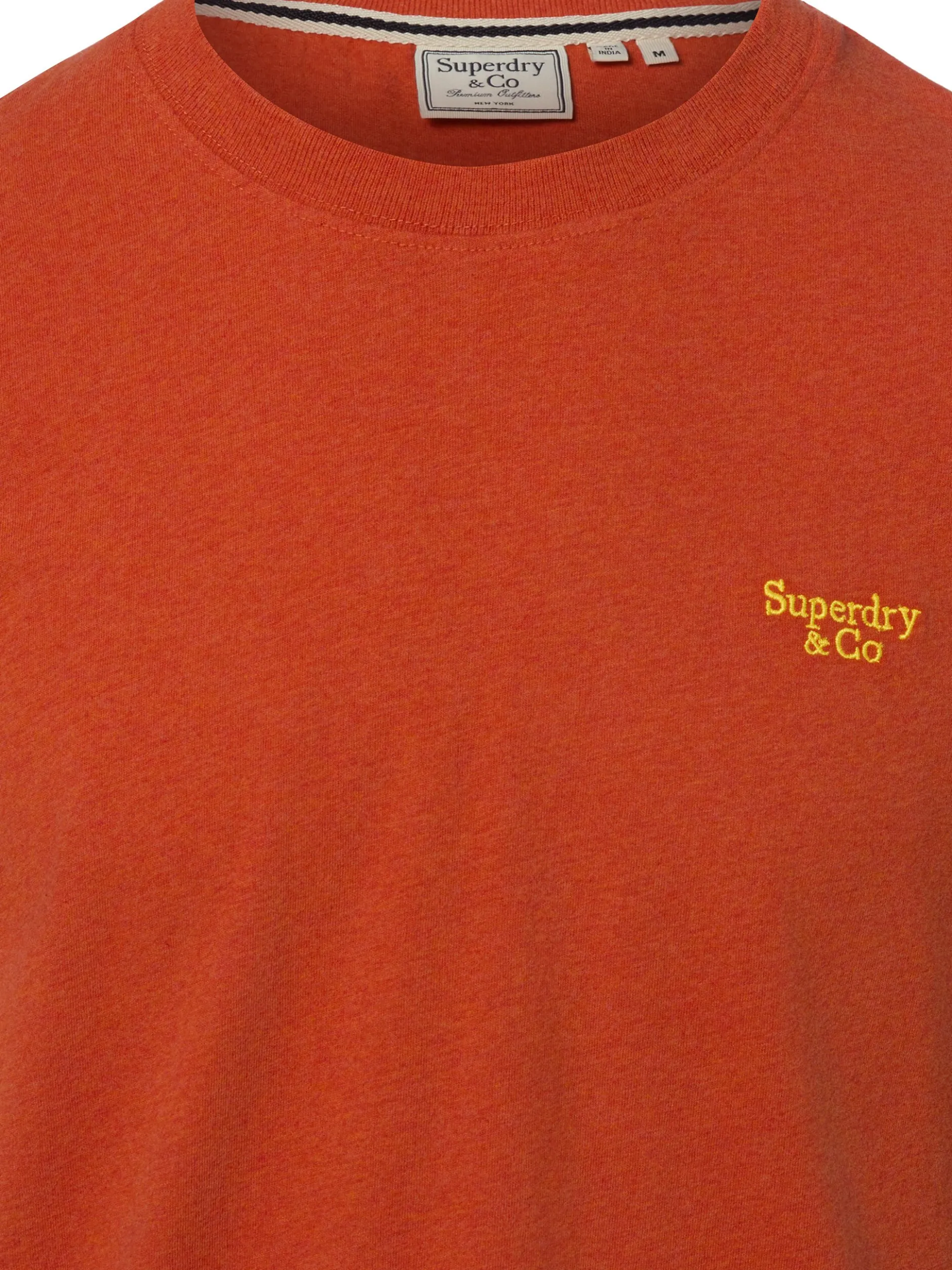 Superdry Herren T-Shirt in orange - Ausschnitt: Rundhals