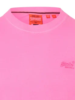 Superdry Herren T-Shirt in pink - Ausschnitt: Rundhals