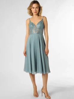 Swing Damen Abendkleid in hellblau - Länge: midi