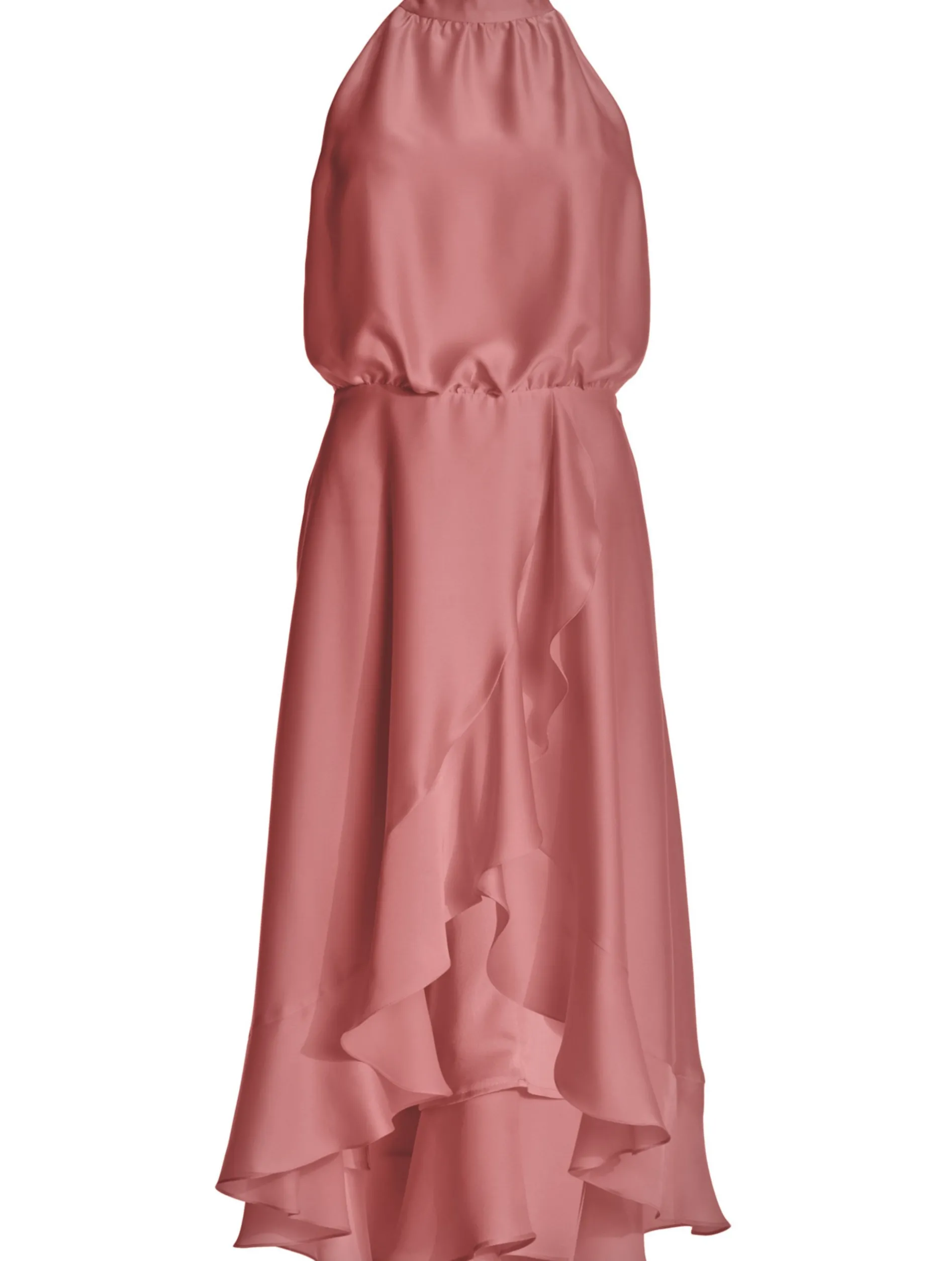 Swing Damen Abendkleid in rosenholz - Ärmel: ohne Arm