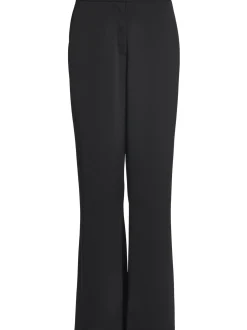 Swing Damen Satinhose in schwarz - Länge: lang