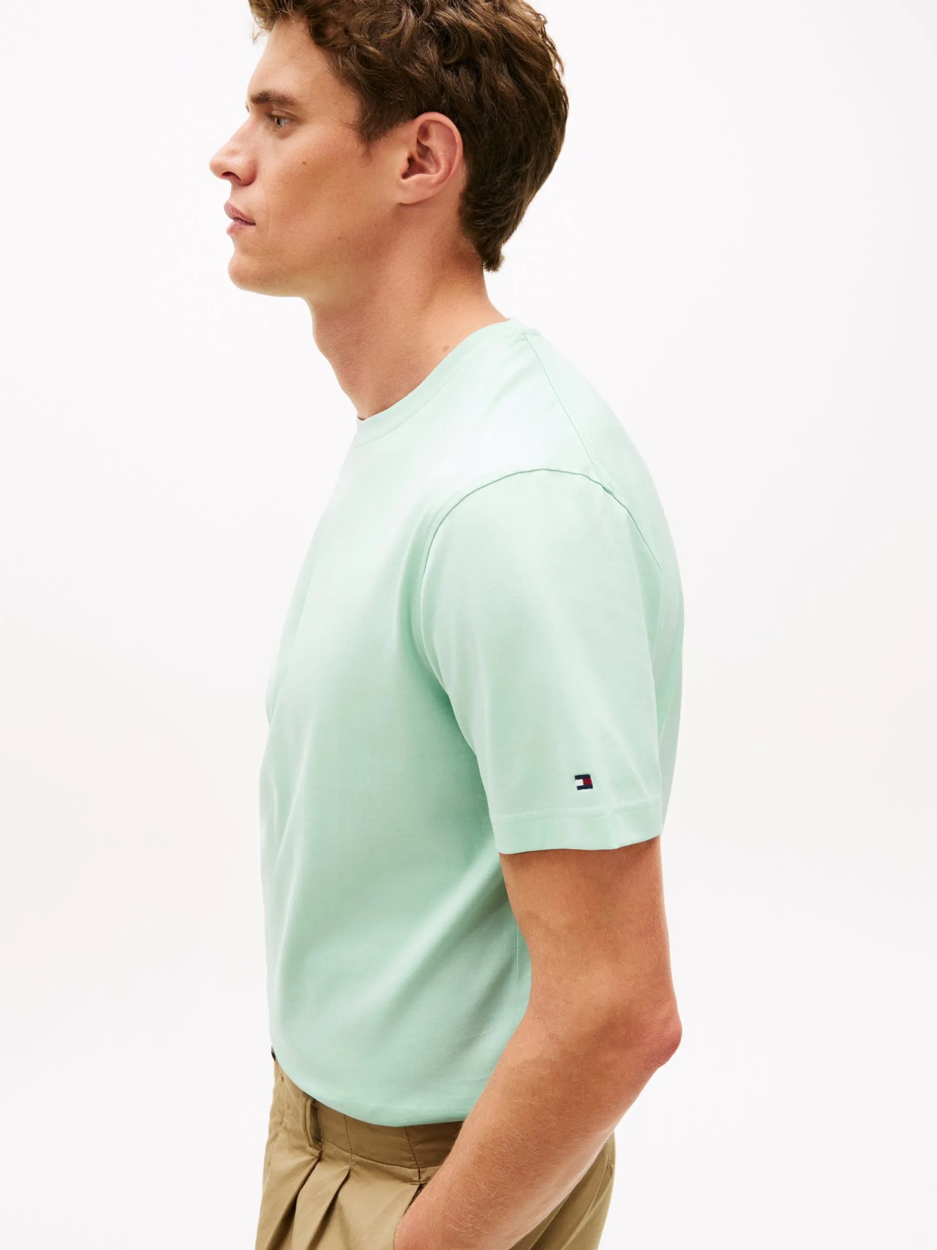 Tommy Hilfiger Tailored Herren T-Shirt in lind