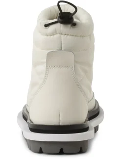 Tommy Jeans Damen Boots mit Leder-Anteil in vanille