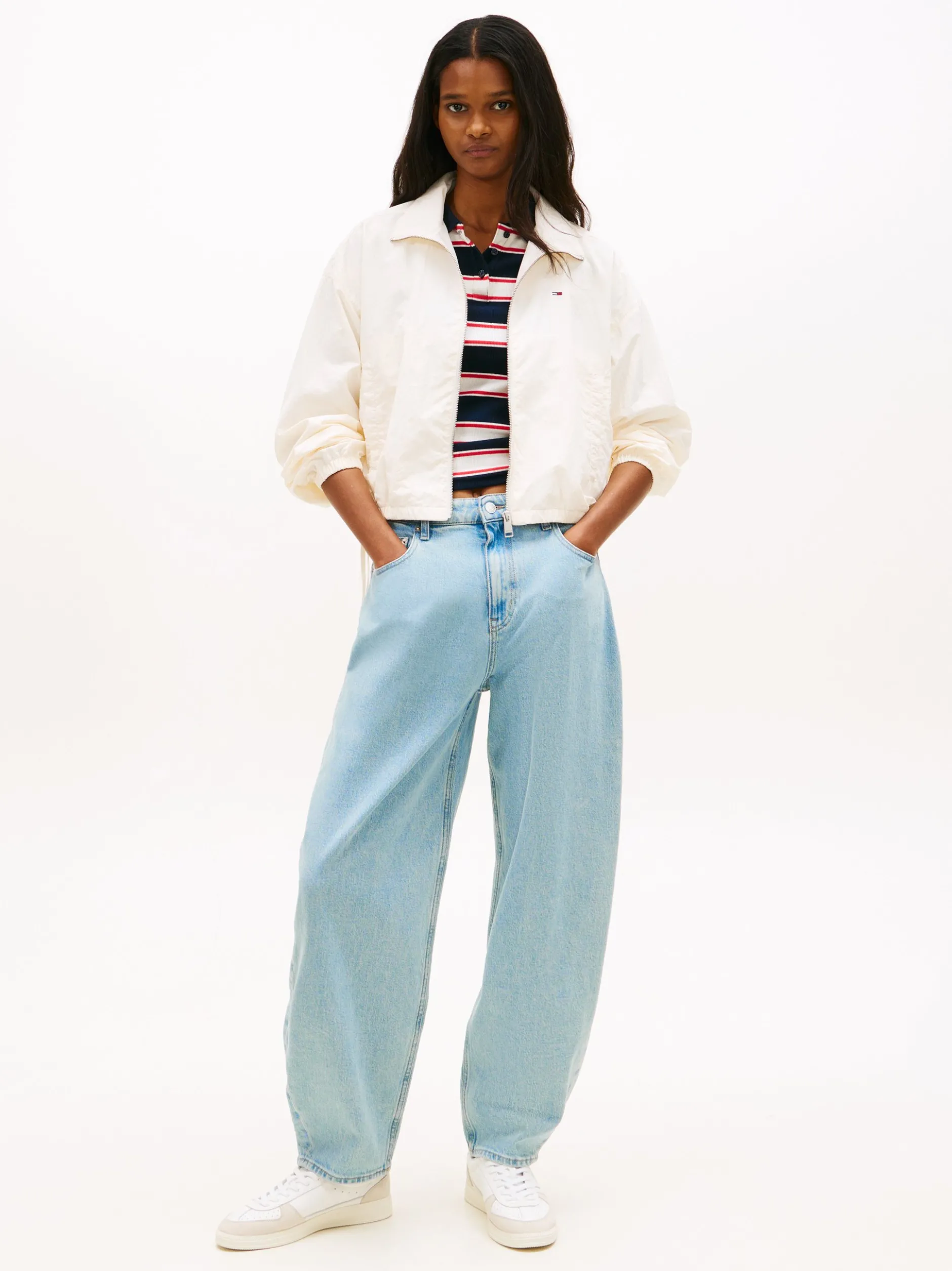 Tommy Jeans Damen Jeans - Jeanie Balloon in bleached