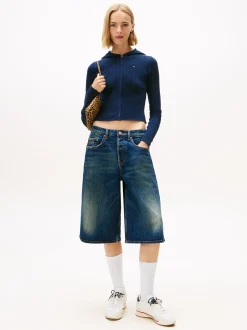 Tommy Jeans Damen Strickjacke - Cardi in marine