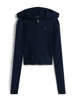 Tommy Jeans Damen Strickjacke - Cardi in marine