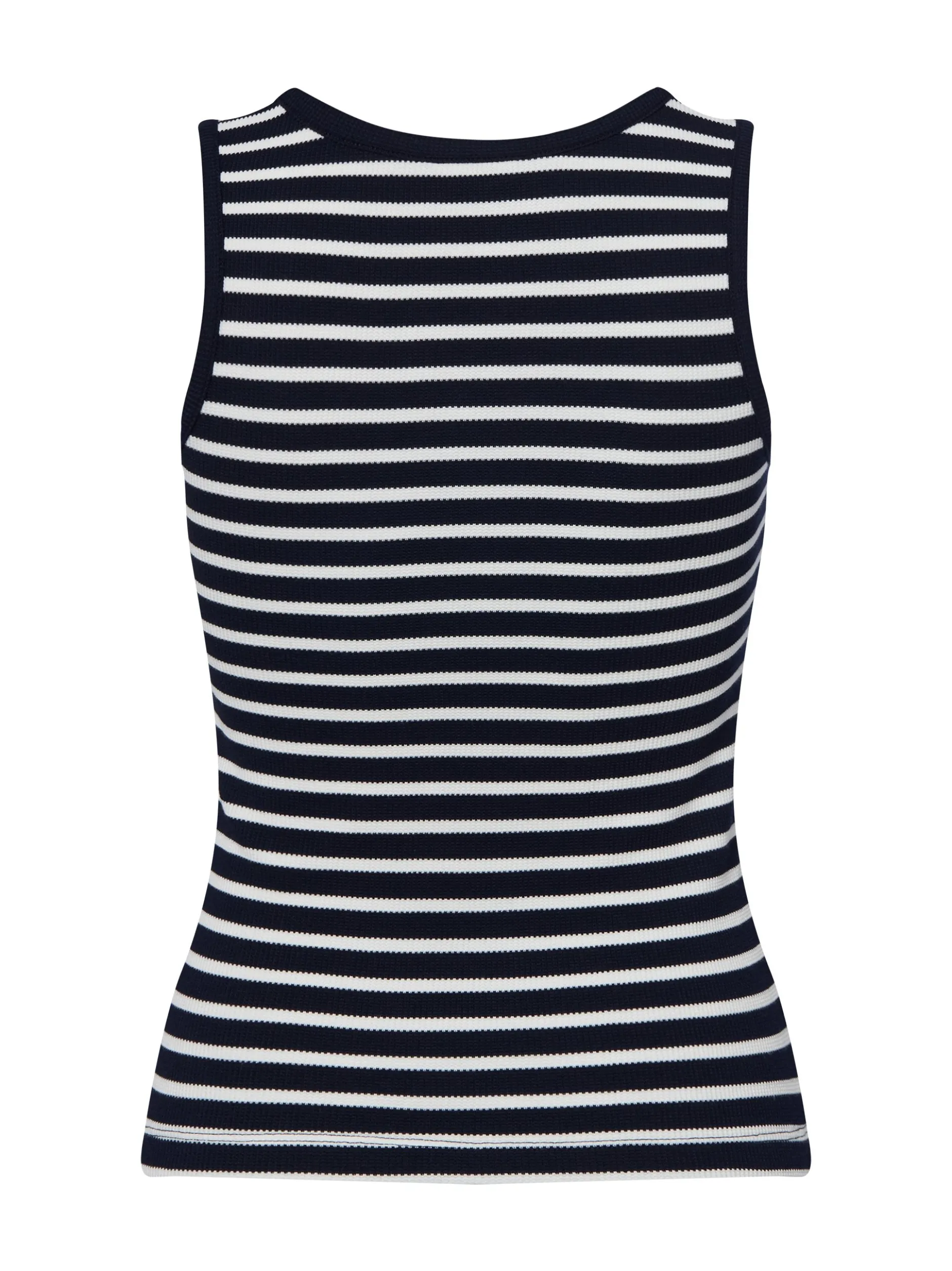 Tommy Jeans Damen Top in marine weiß - Ärmel: ohne Arm