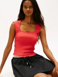 Tommy Jeans Damen Top in rot