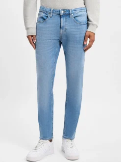 Tommy Jeans Herren Jeans in light stone - Länge: lang