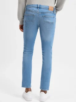 Tommy Jeans Herren Jeans in light stone - Länge: lang