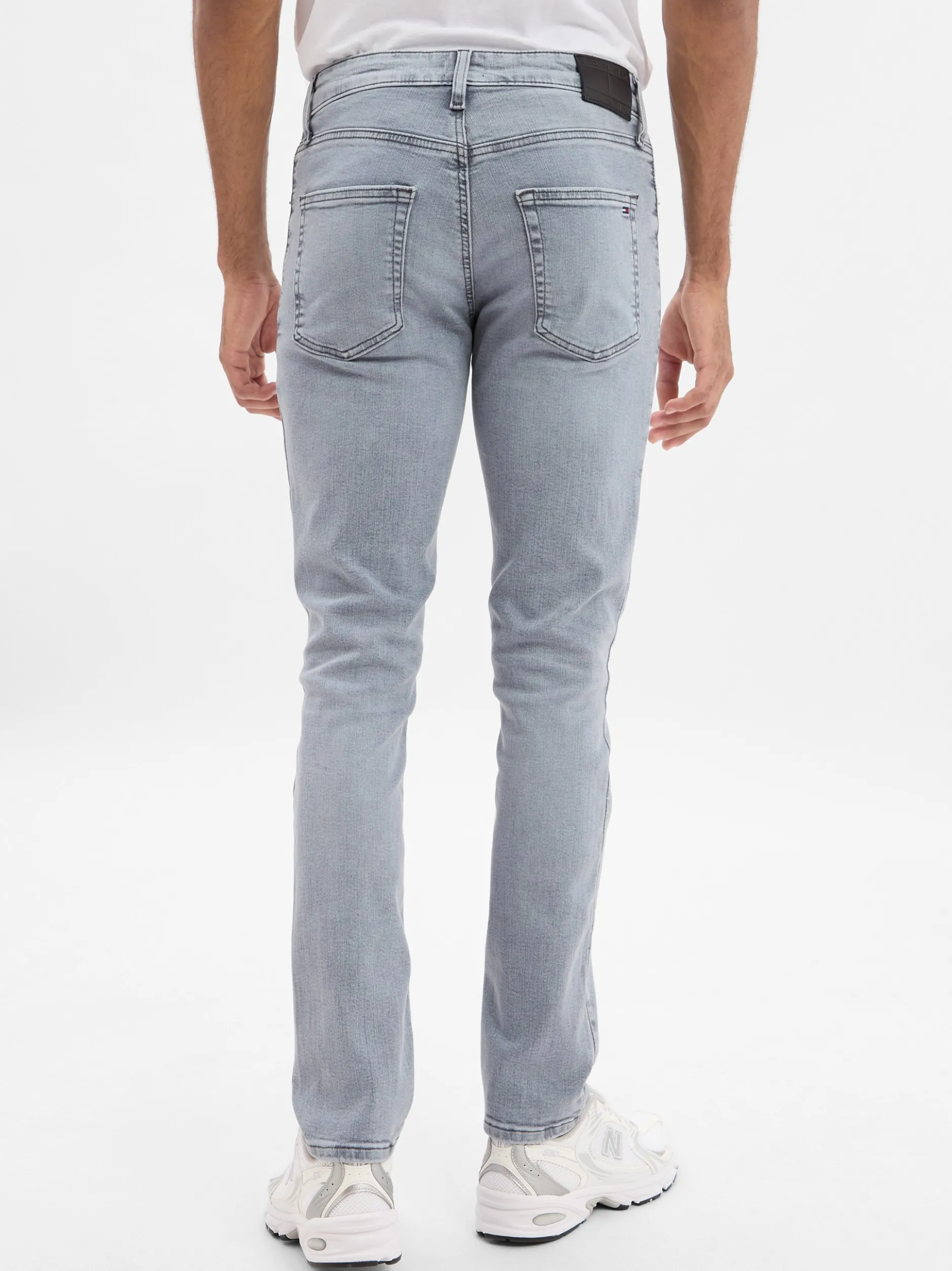 Tommy Jeans Herren Jeans - Scanton Slim in hellgrau