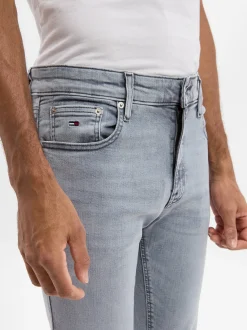 Tommy Jeans Herren Jeans - Scanton Slim in hellgrau