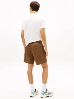 Tommy Jeans Herren Shorts in braun - Länge: kurz
