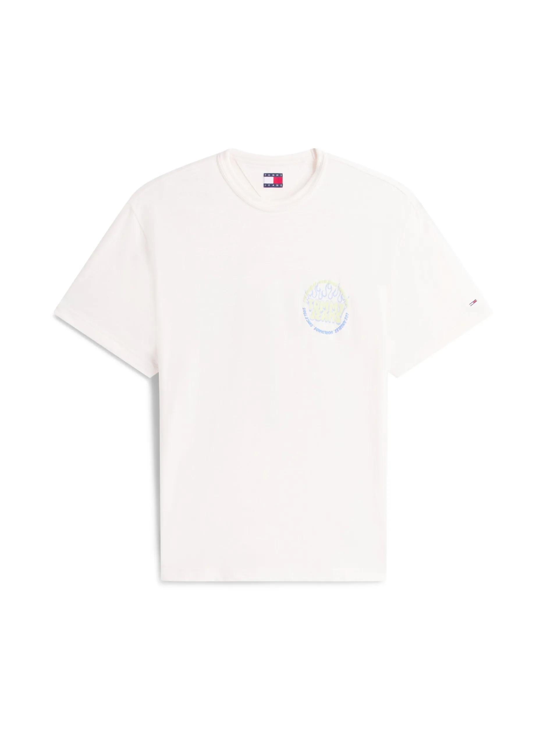 Tommy Jeans Herren T-Shirt in beige mehrfarbig