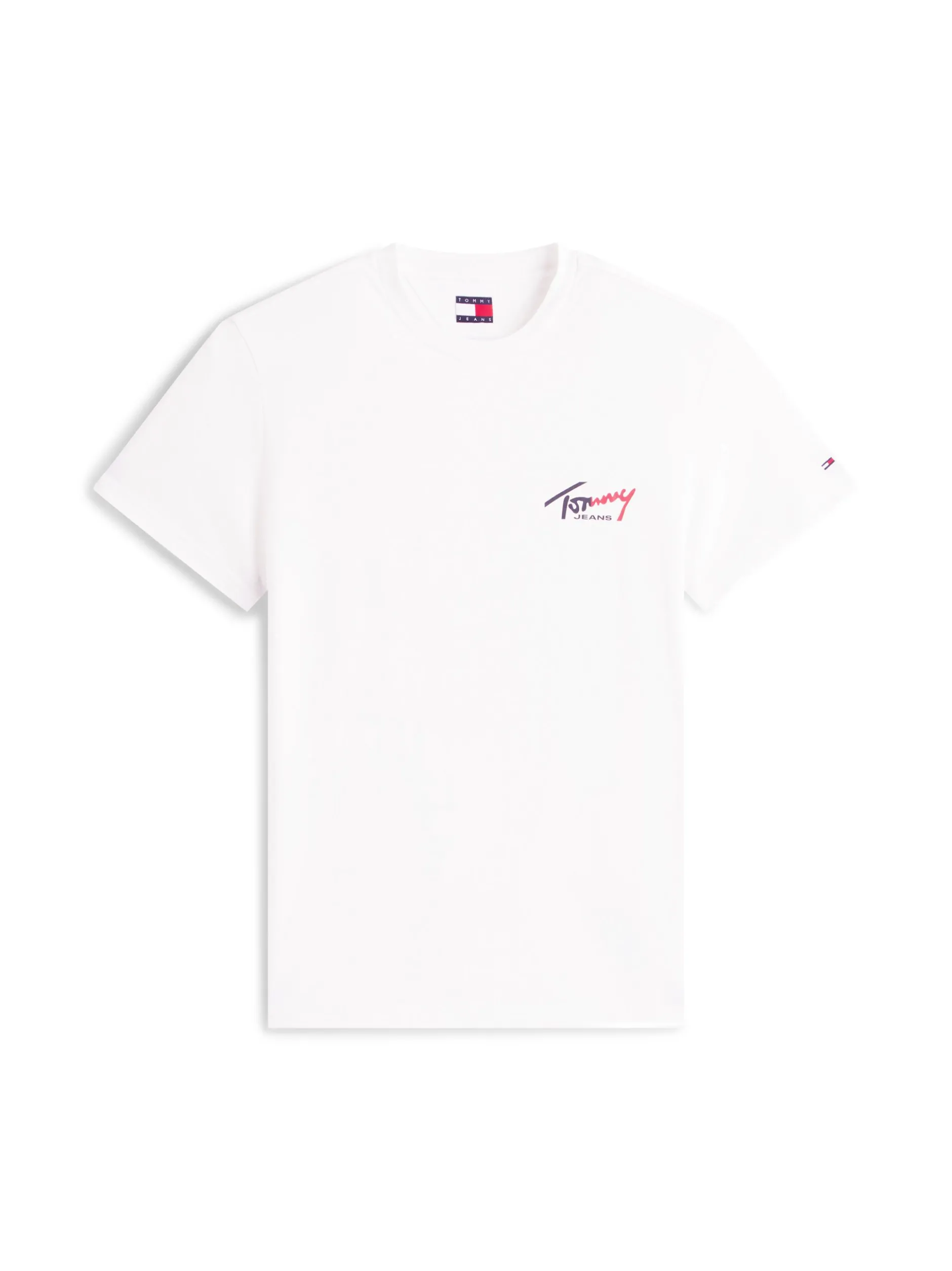 Tommy Jeans Herren T-Shirt in weiß - Ärmel: kurzarm