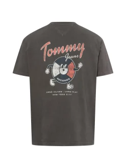 Tommy Jeans Herren T-Shirt - Novelty in grau