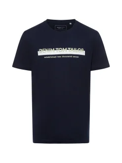 Tom Tailor Denim Herren T-Shirt in marine