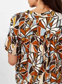 TONI Damen Bluse - Bella in mehrfarbig - Ärmel: kurzarm