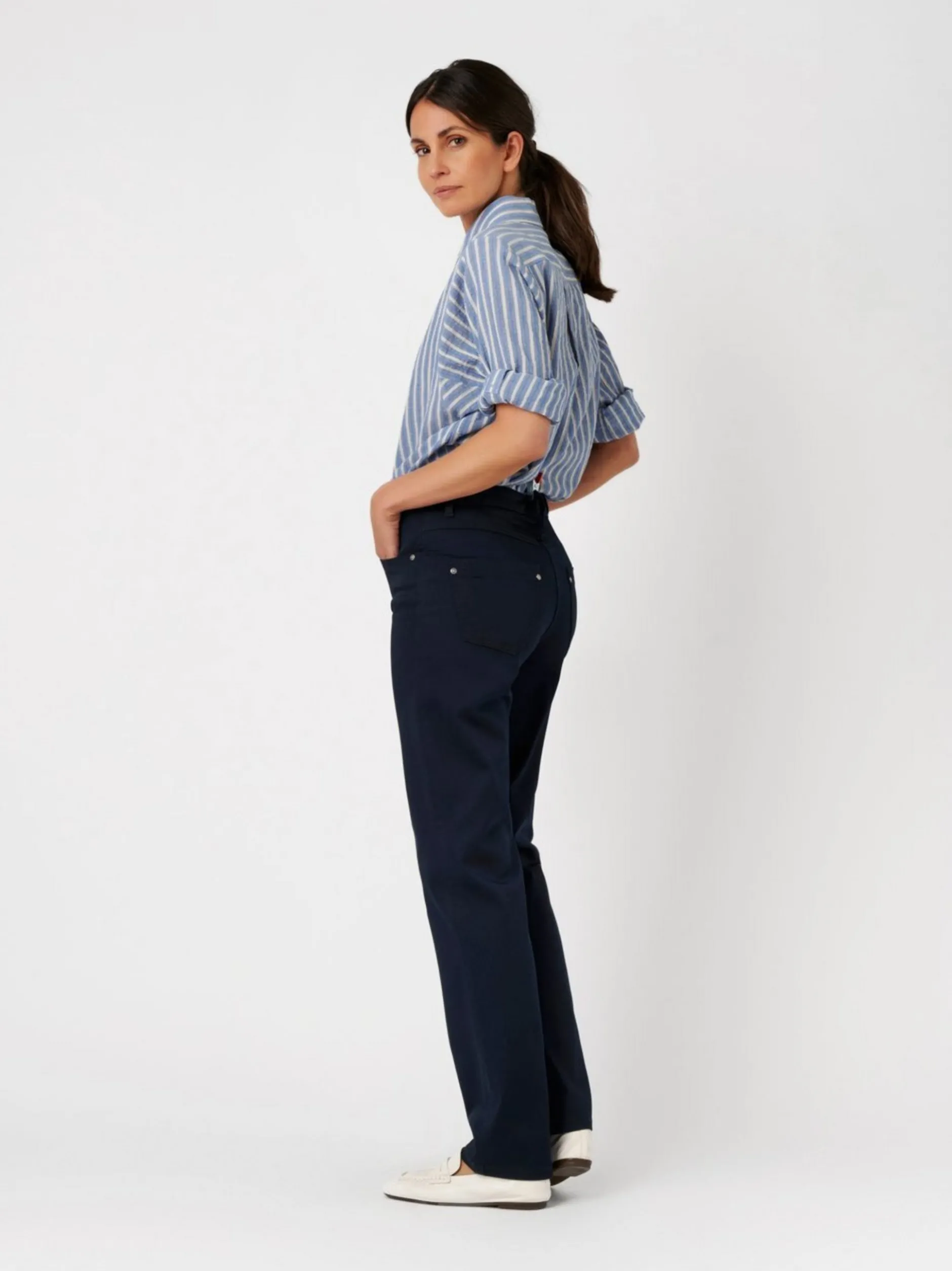 TONI Damen Hose - Honey in blau - Länge: lang