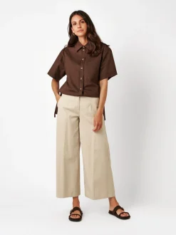 TONI Damen Hose - Jenny Culotte in beige - Länge: mittel