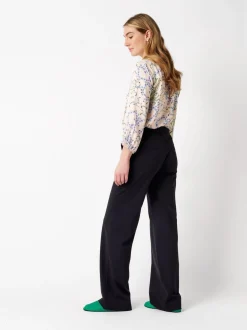 TONI Damen Hose - Jenny Wide in blau - Länge: lang