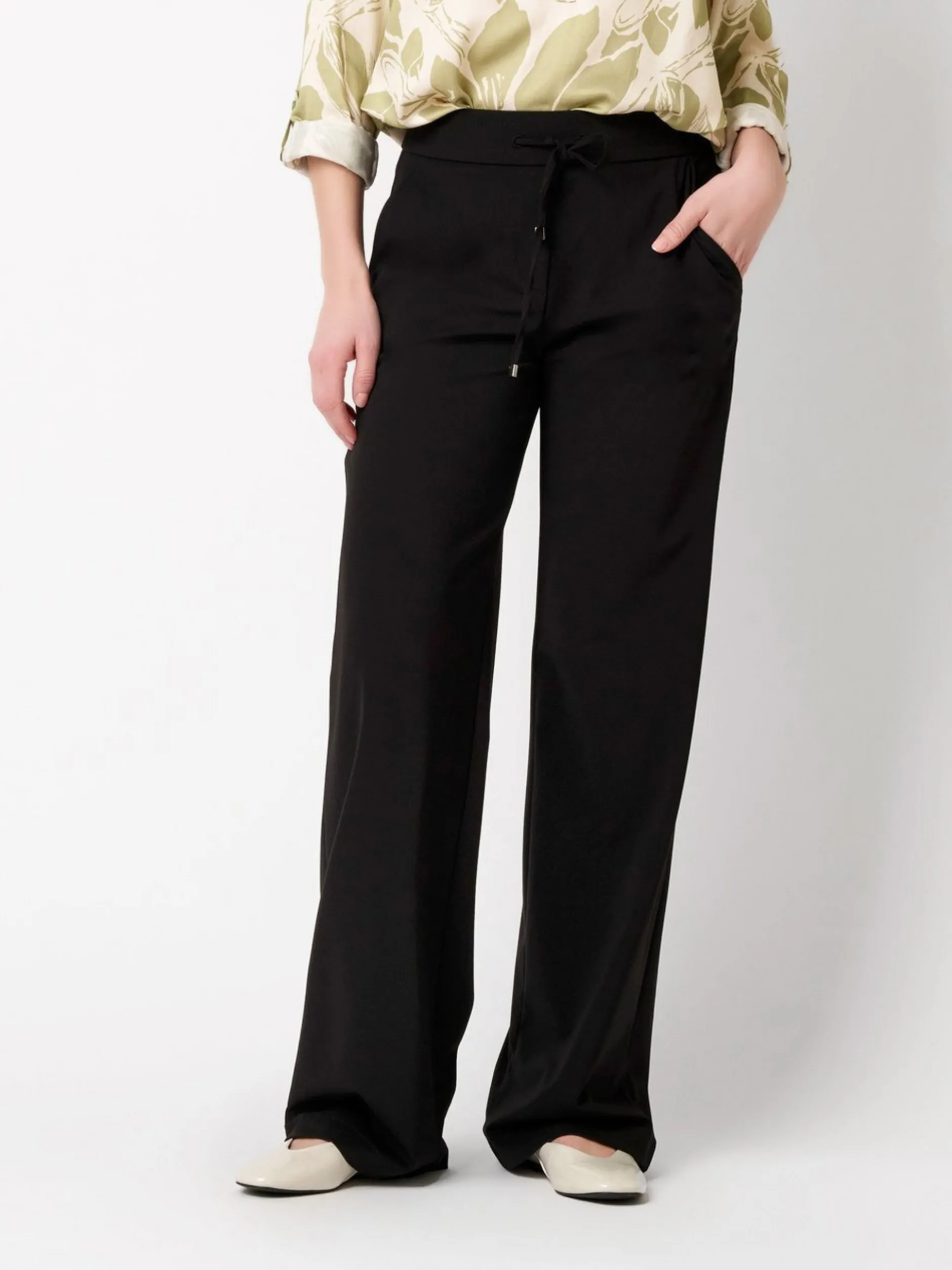 TONI Damen Hose - Jenny Wide in schwarz - Länge: lang