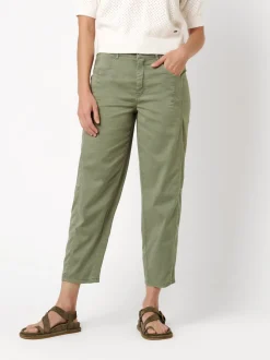 TONI Damen Hose - Liv Barrel in khaki - Länge: mittel