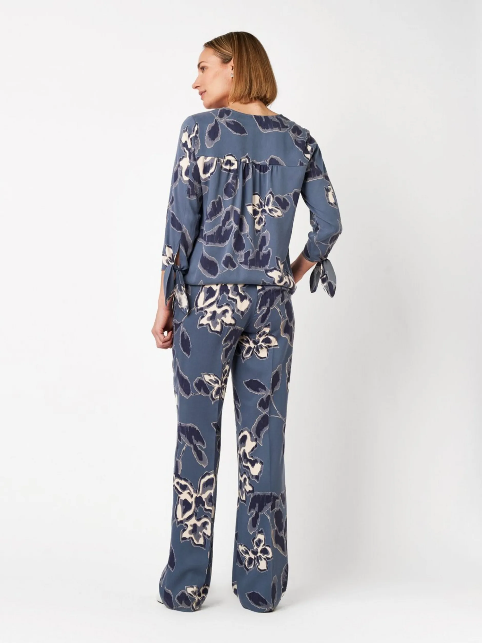 TONI Damen Hose - Luisa Wide in blau - Länge: lang