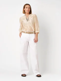 TONI Damen Hose - Luisa Wide in weiß - Länge: lang