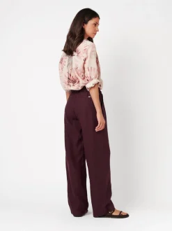 TONI Damen Hose - Pia Wide in lila - Länge: lang