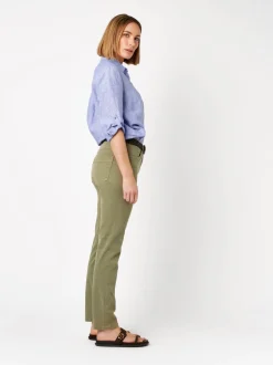 TONI Damen Jeans - Be Loved in khaki - Länge: lang