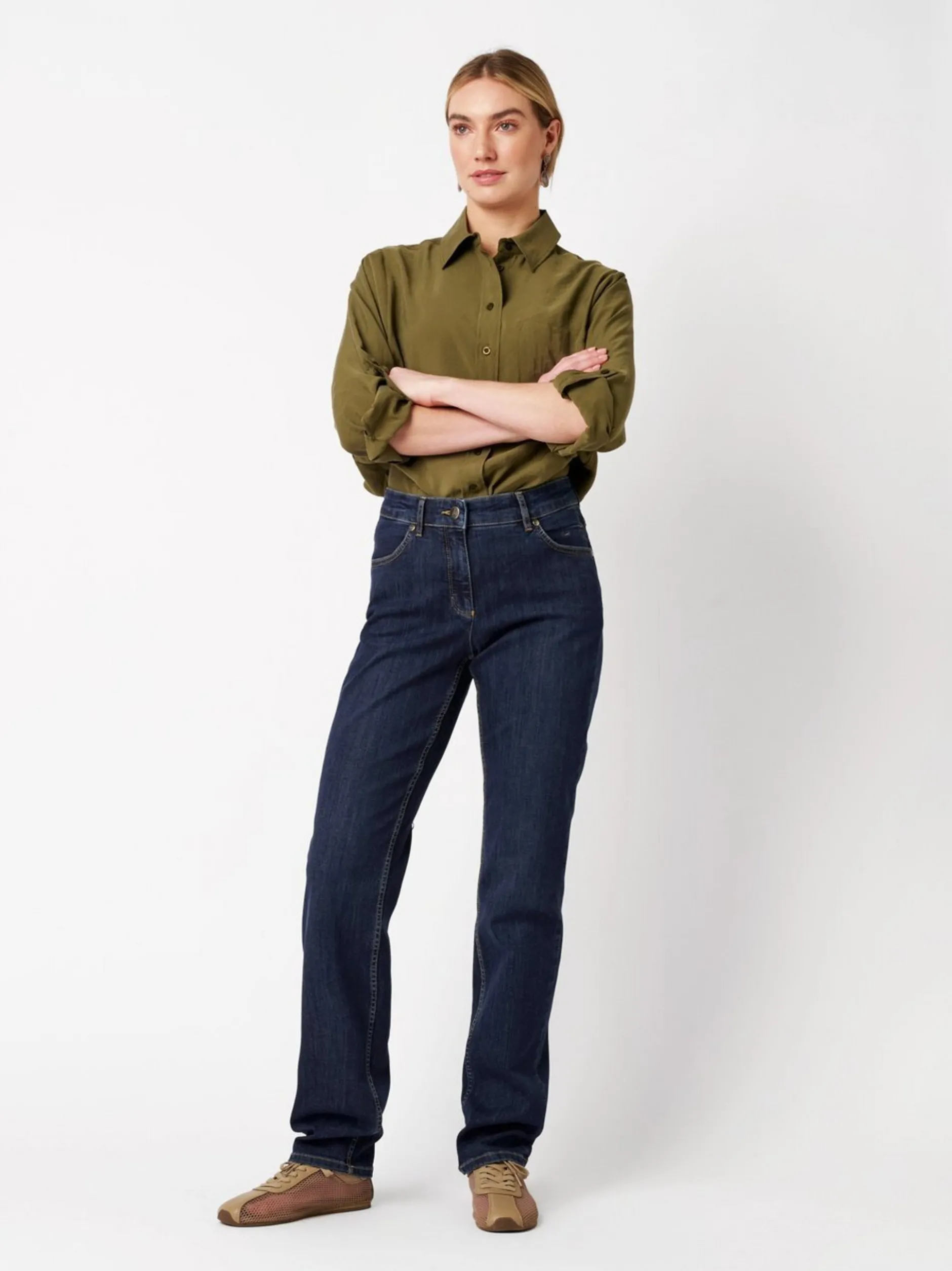 TONI Damen Jeans - Honey in blau - Länge: lang