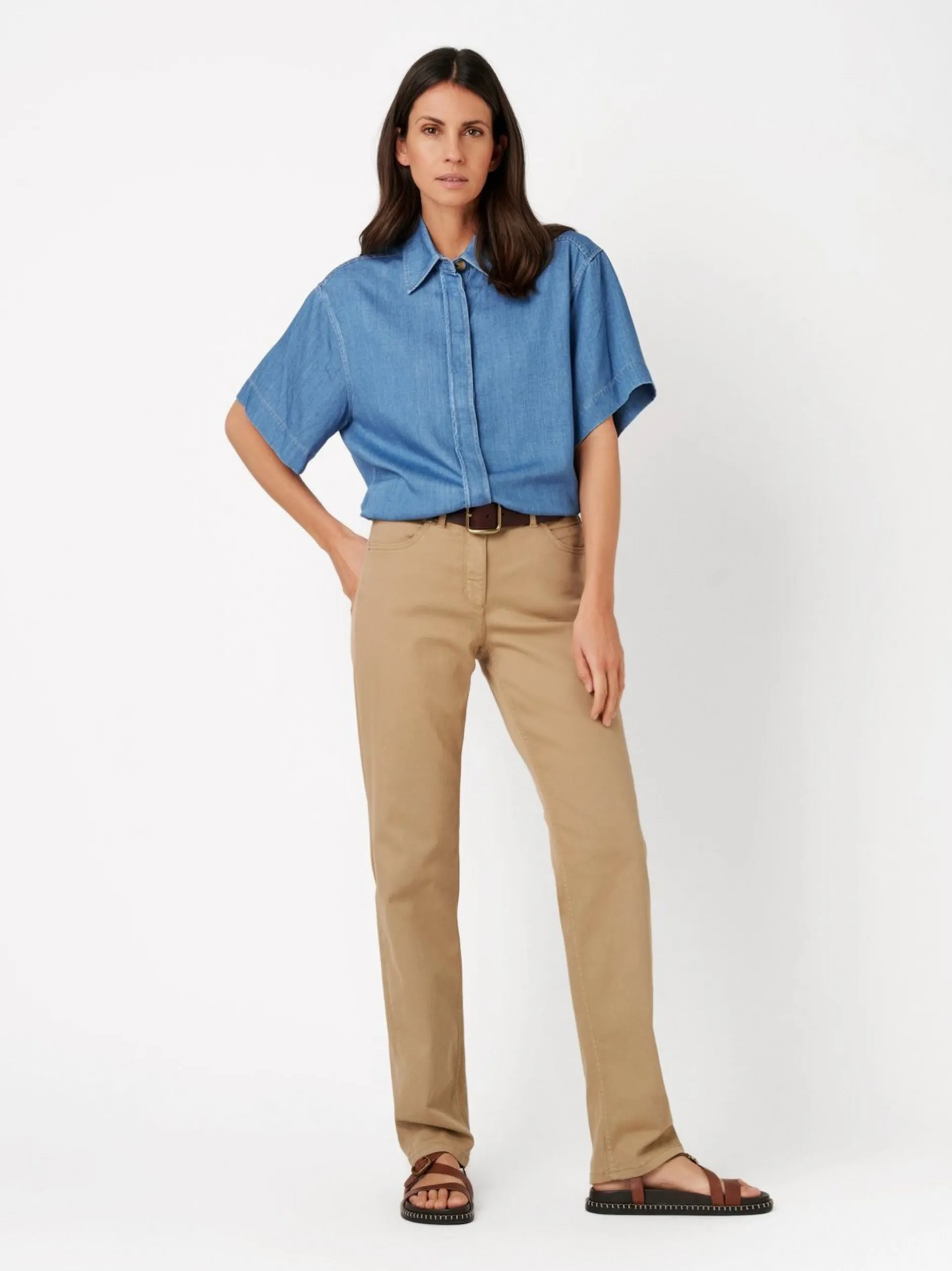 TONI Damen Jeans - Honey in braun - Länge: lang