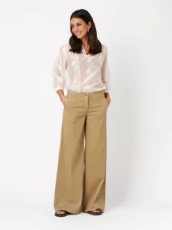 TONI Damen Jeans - Jenny Wide in braun - Länge: lang