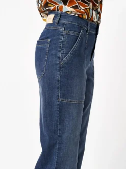 TONI Damen Jeans - Liv 7/8 in blau - Länge: mittel