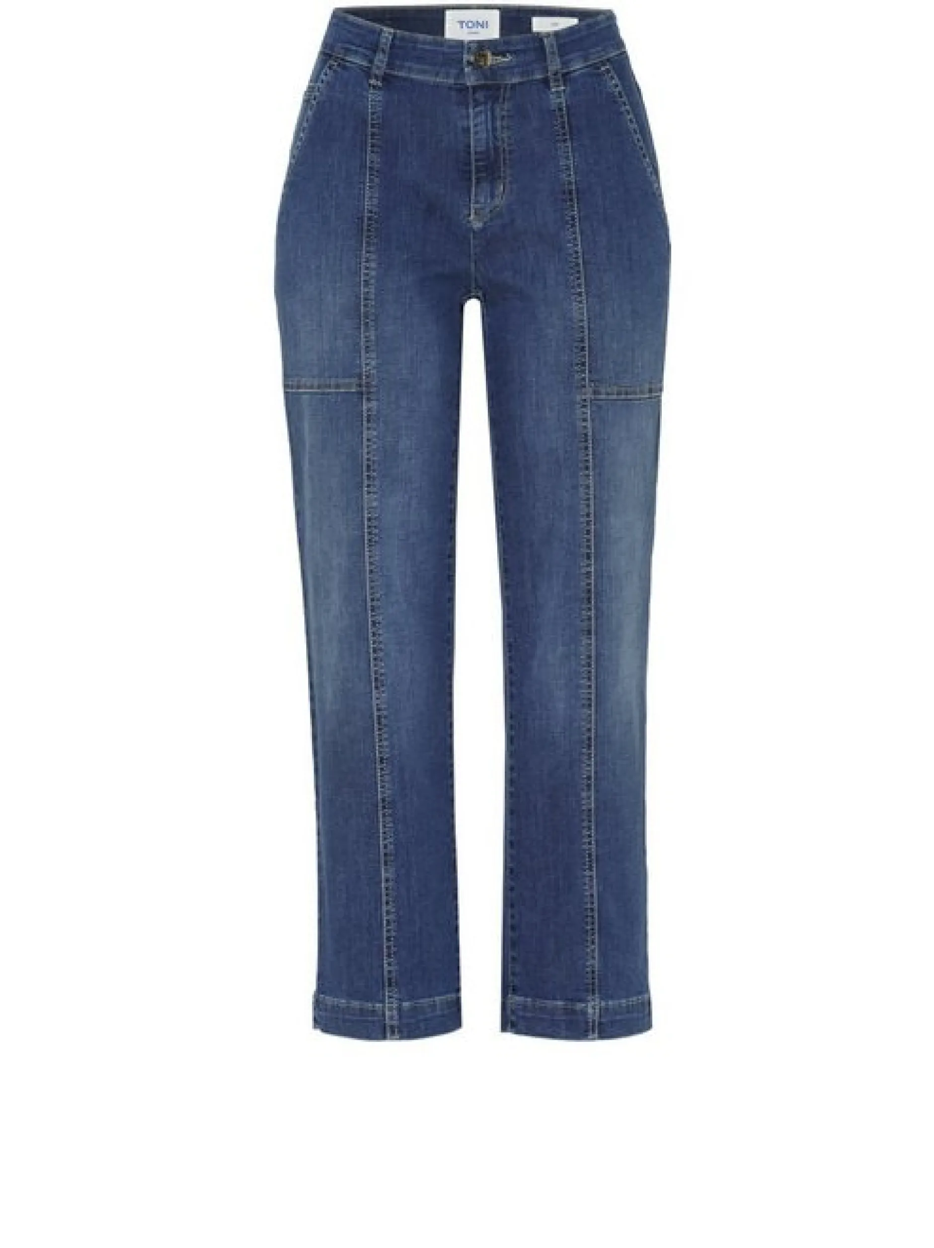 TONI Damen Jeans - Liv 7/8 in blau - Länge: mittel