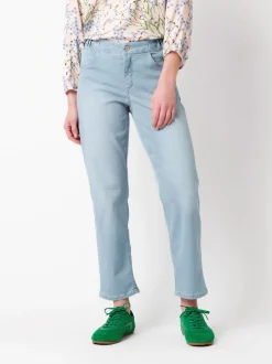 TONI Damen Jeans - Liv 7/8 in light stone